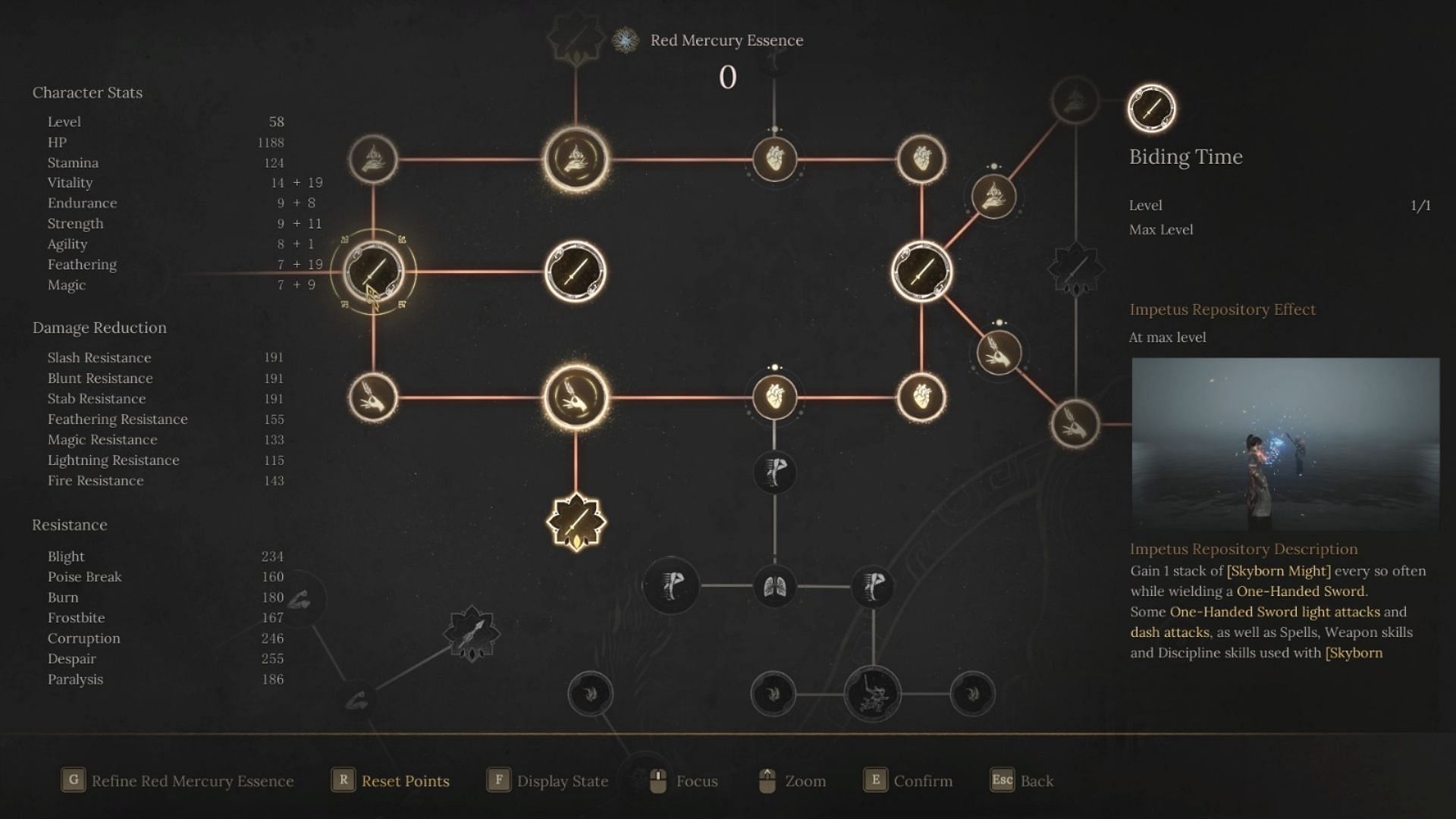 The Biding Time skill (Image via 505 Games)